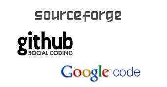 Source Forge,Google Code,GitHub